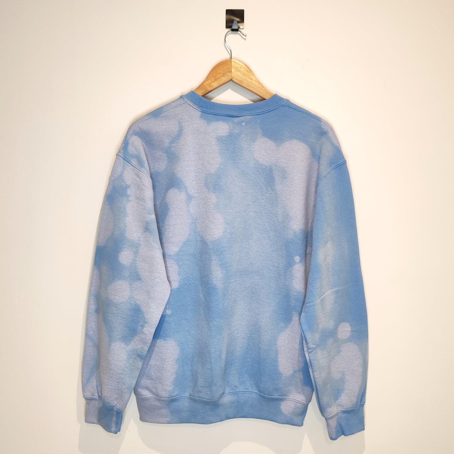 Teddy Bear Blue Tie Dye Rework Sweatshirt