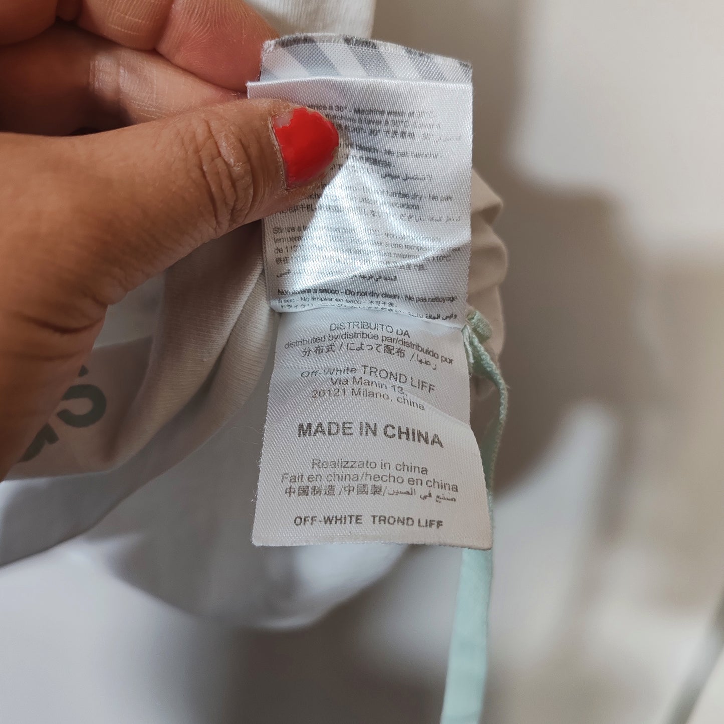 Off White Seeing Things Main Label Trond Life Vintage T Shirt