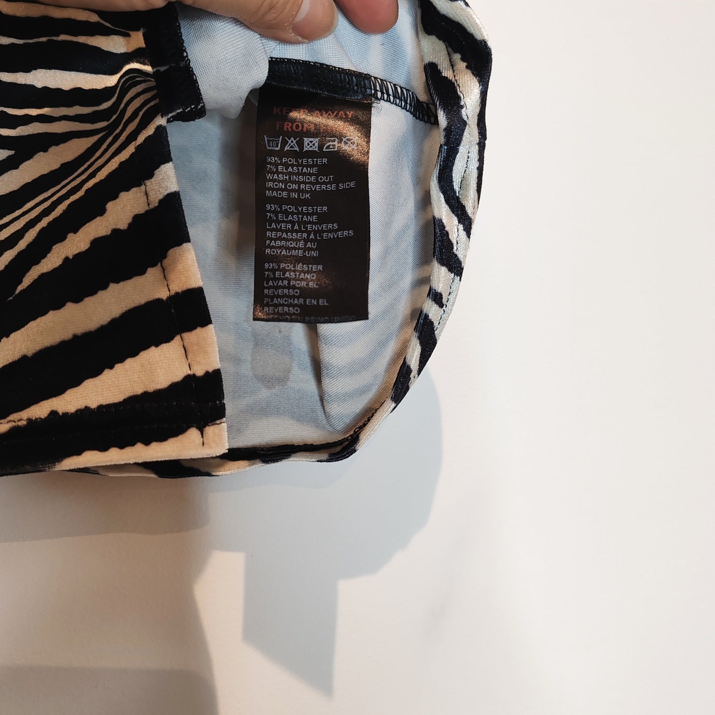 Animal Tiger Print Velvet Mini Skirt