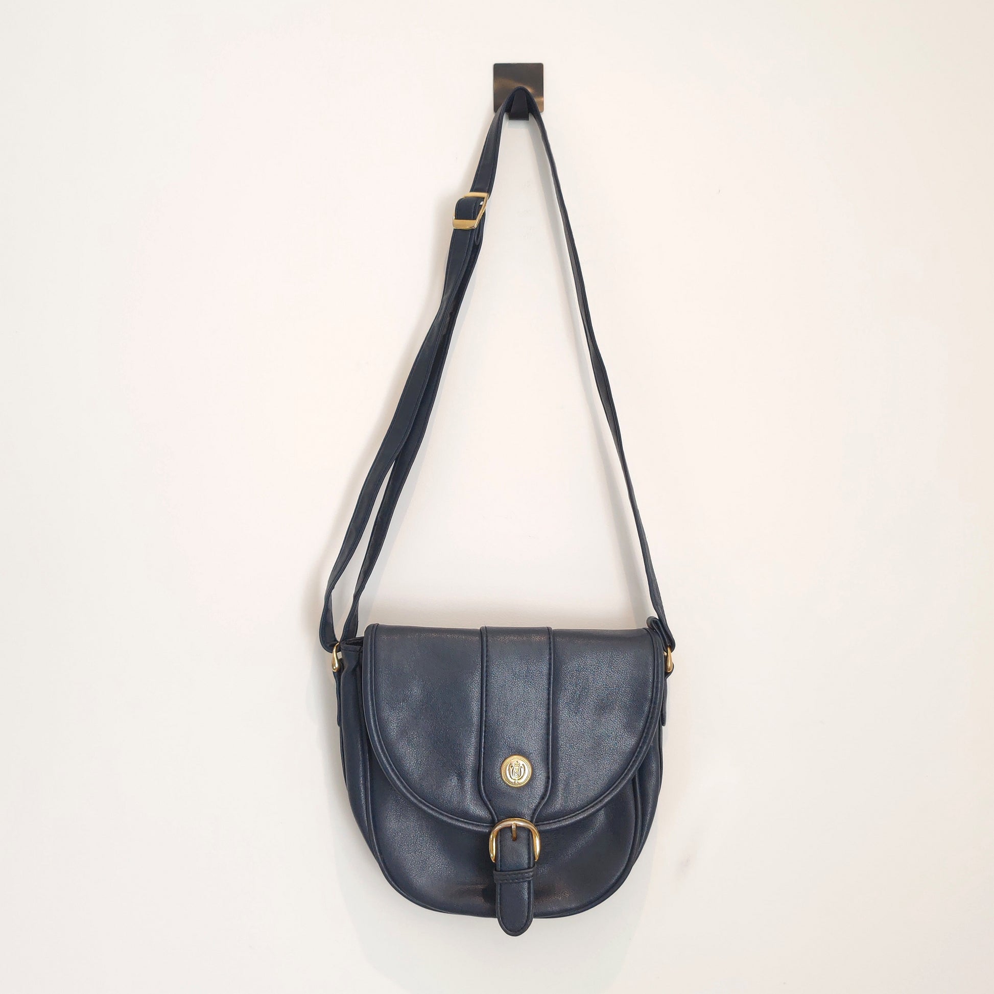 Accessories Studio Navy Blue Satchel Handbag