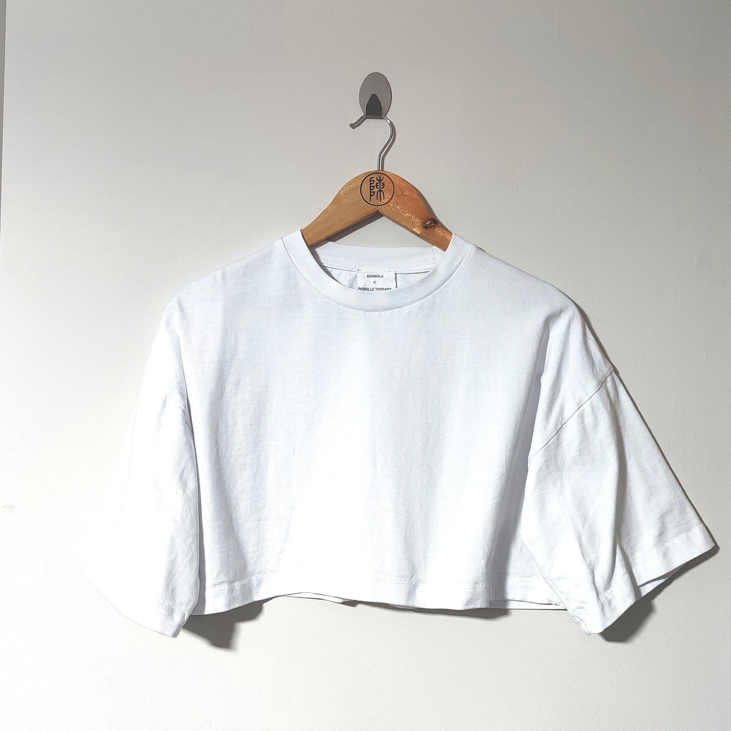 Adanola X Pernille Teisbaek White Cropped T Shirt