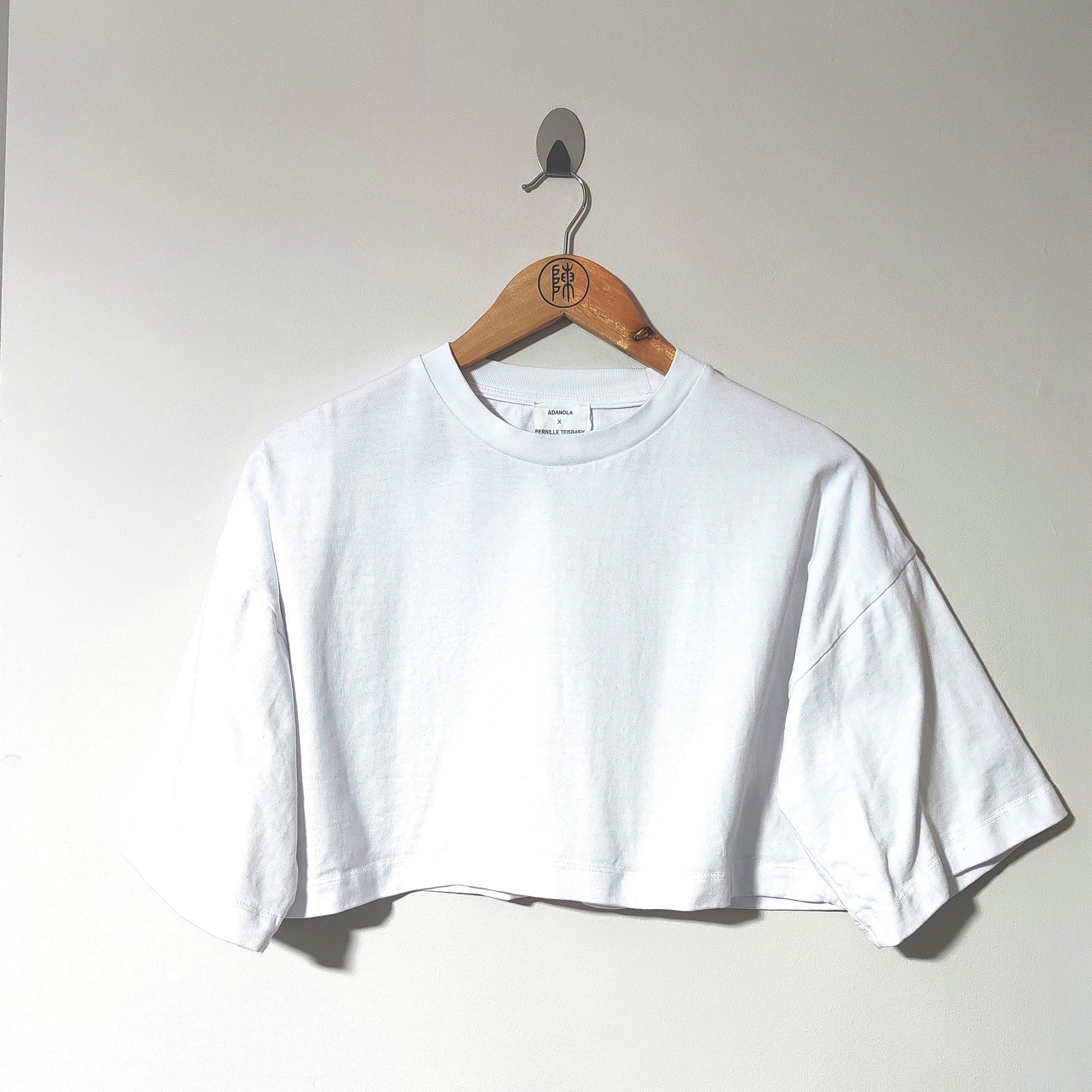 Adanola X Pernille Teisbaek White Cropped T Shirt
