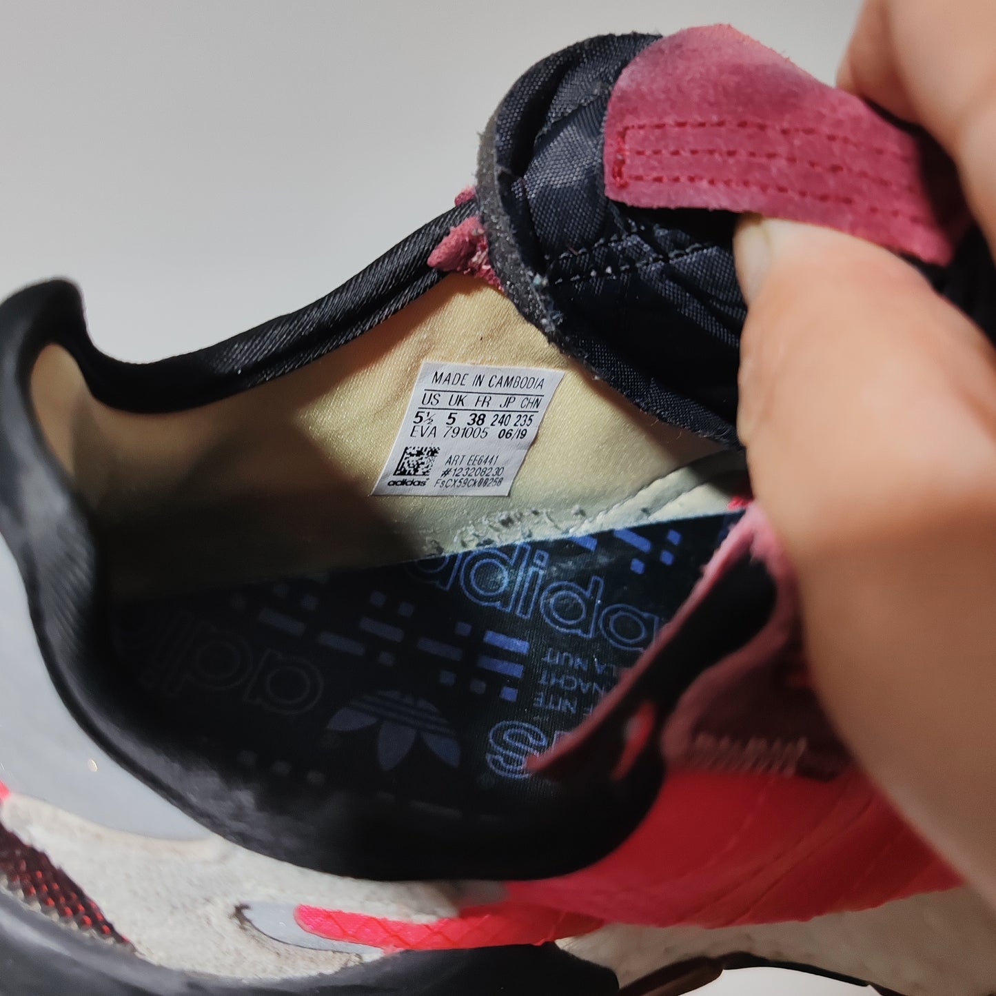 Adidas Nite Jogger Shock Red Pink Trainers