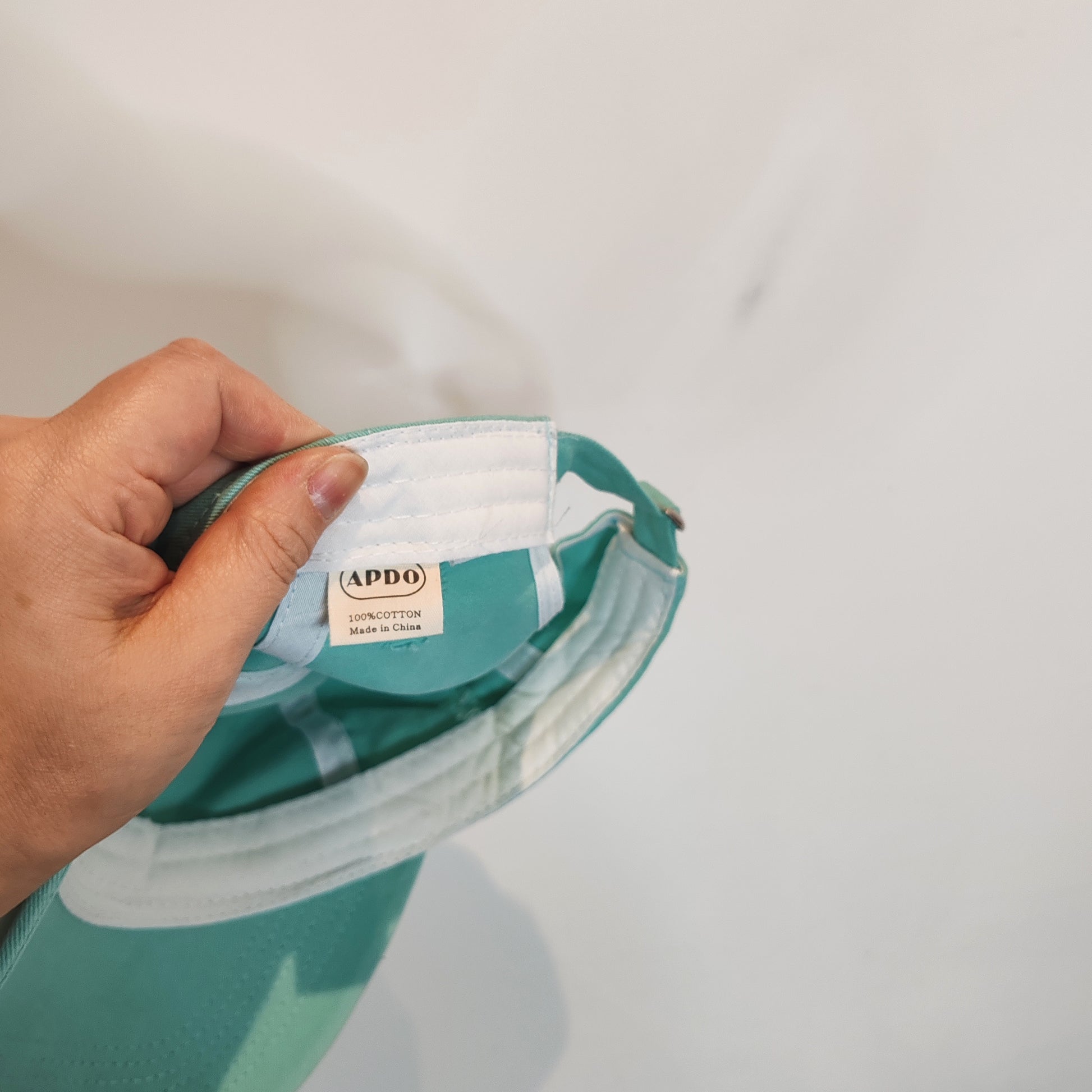 Apdo Green Tie Dip Dye Distressed Patina Baseball Cap