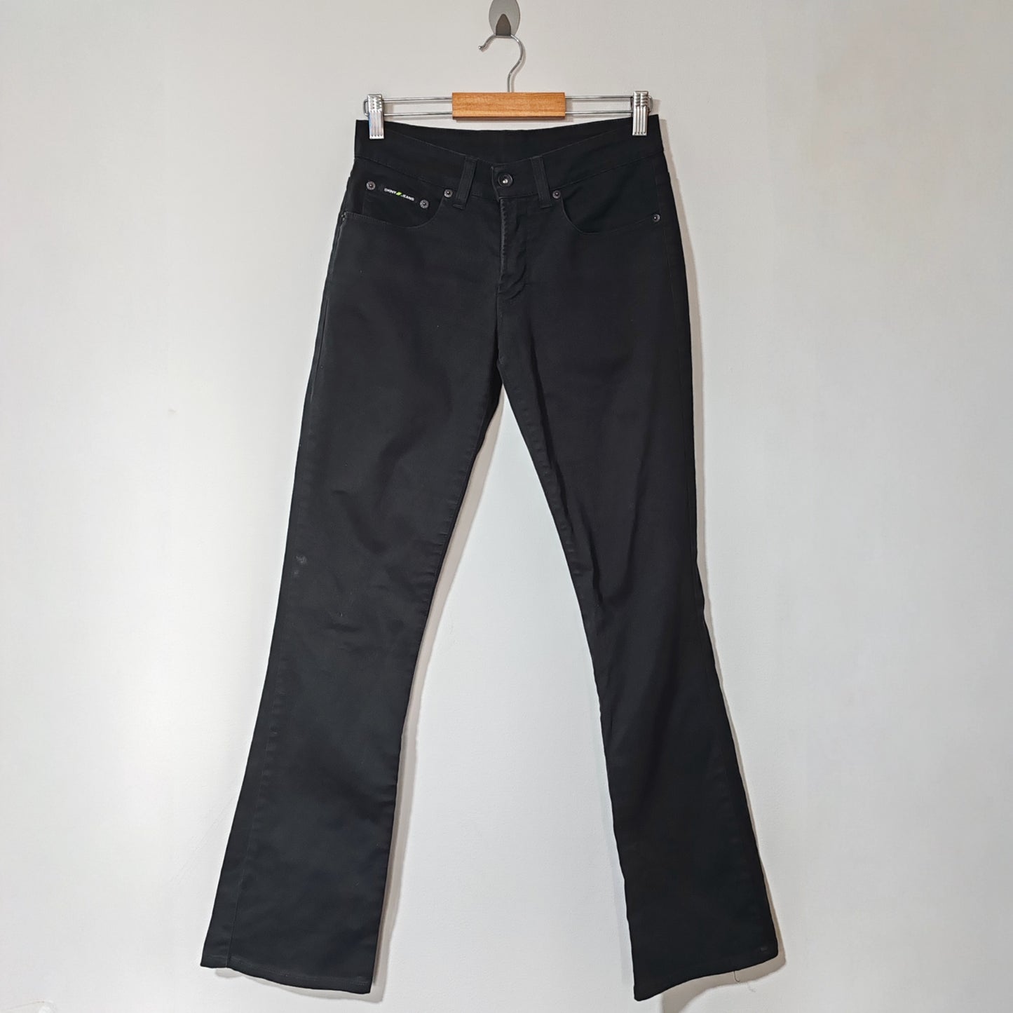 DKNY Jeans Black 5 Pocket Straight Leg Jeans