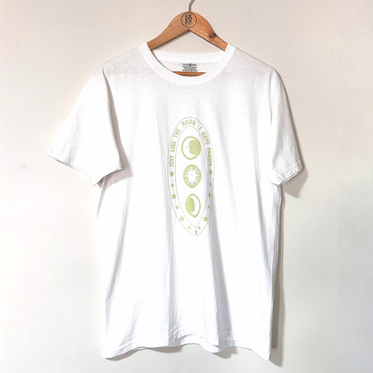Daisy Street White Just Like The Moon I Have Phases T Shirt