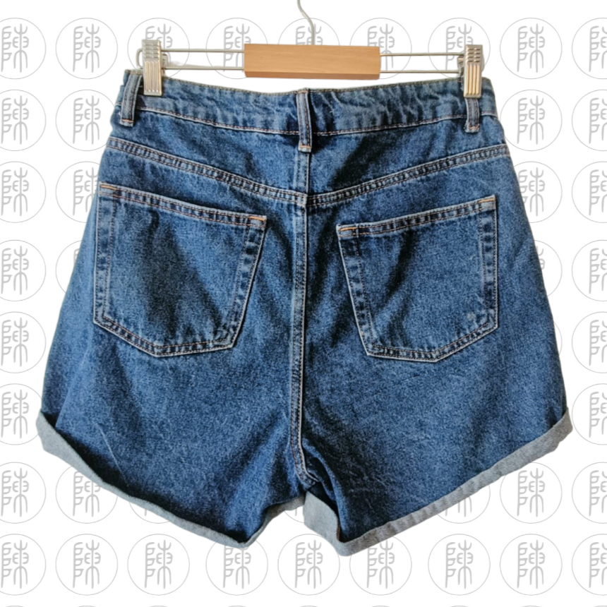 Primark denim top shorts womens