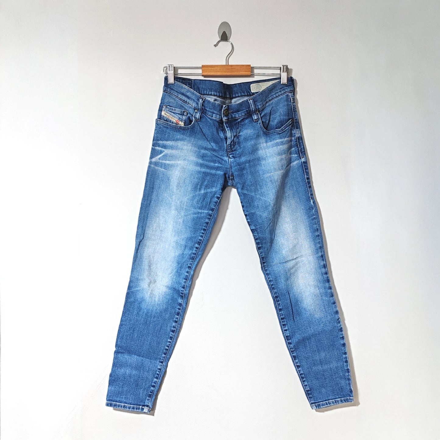 Diesel Gruppe Ankle Super Slim Skinny Low Waist W29 L32 Jeans