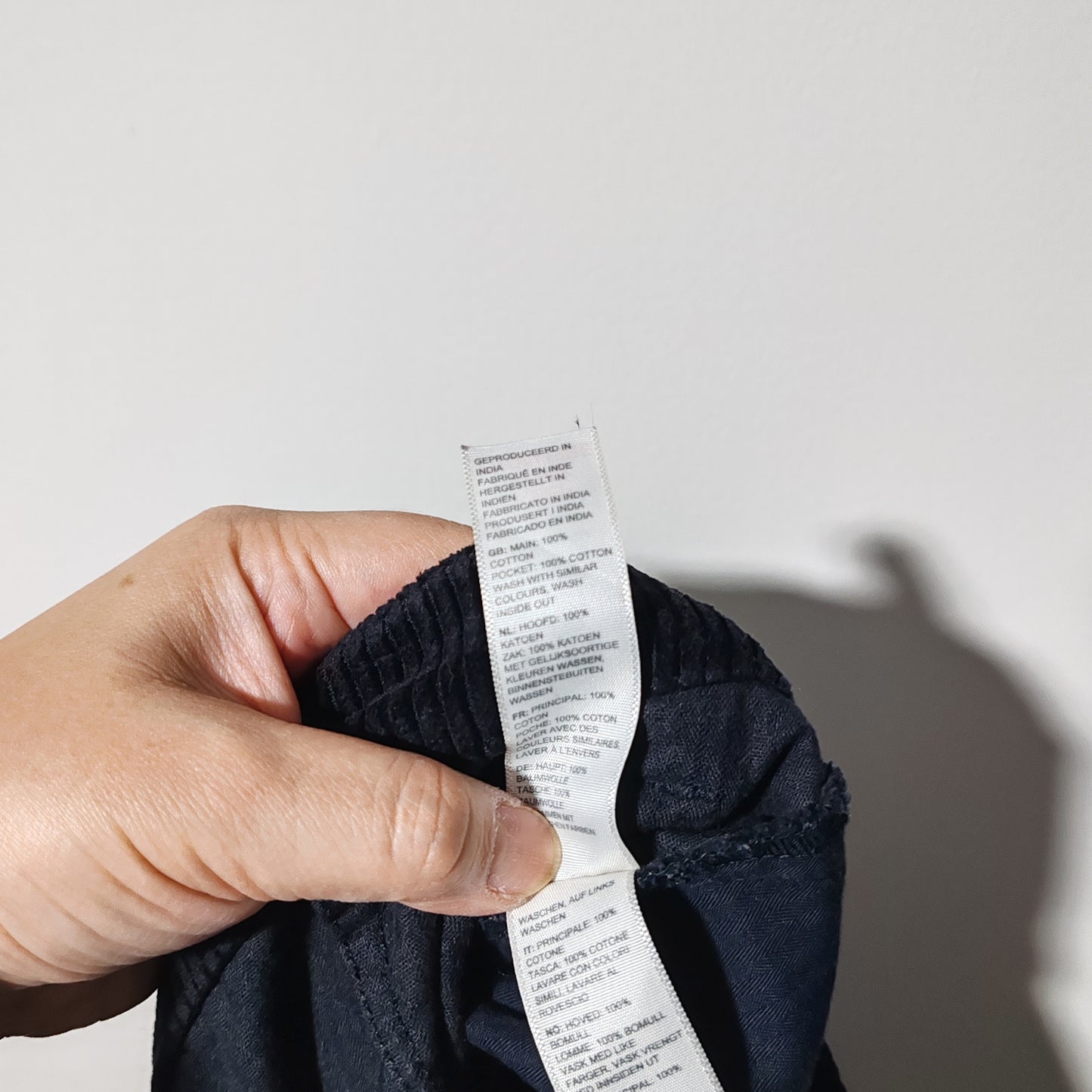 Fatface Black Chunky Corduroy Mini Skirt