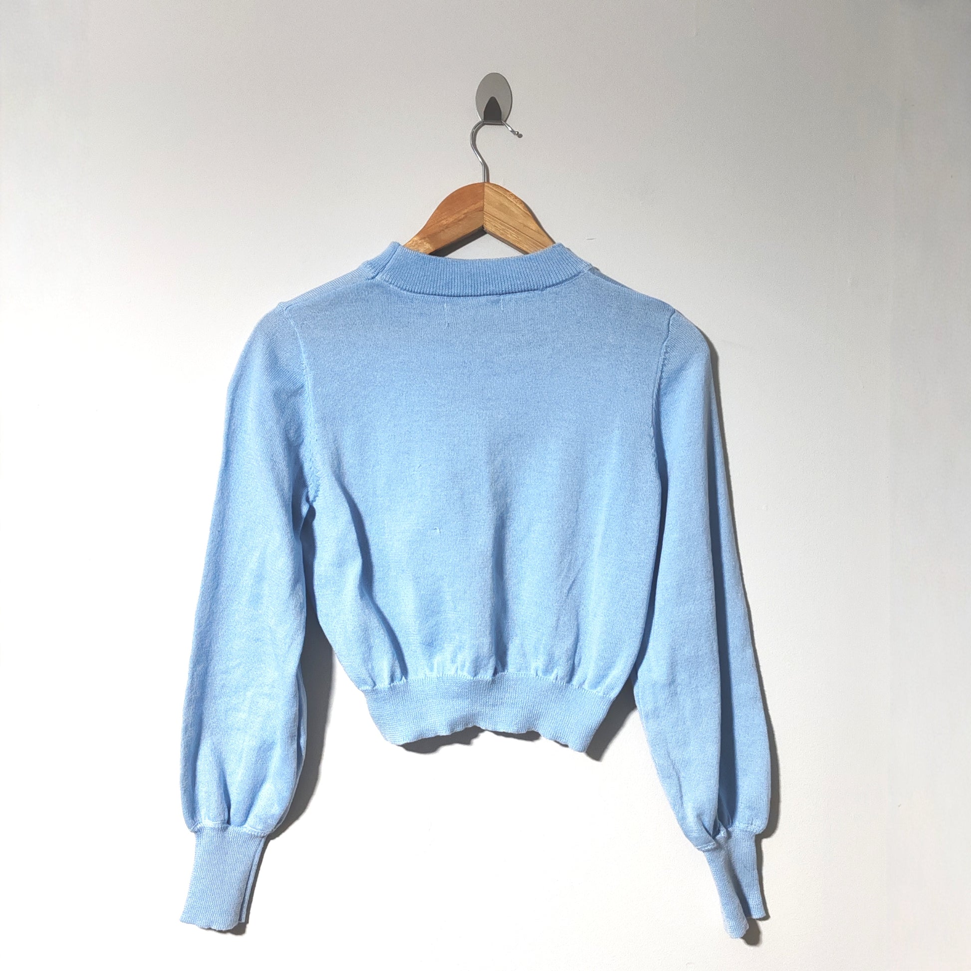 Heartbreak Blue Rainbow Fine Knitted Jumper