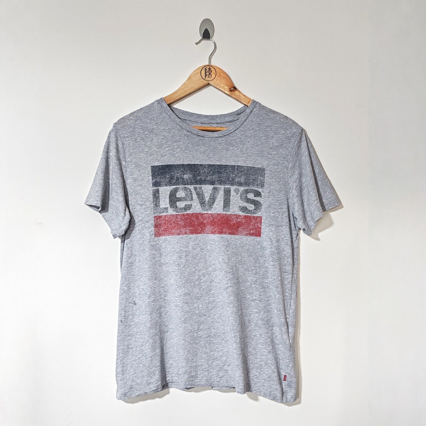 Levi's Grey Short Sleeve Distressed Look T Shirt