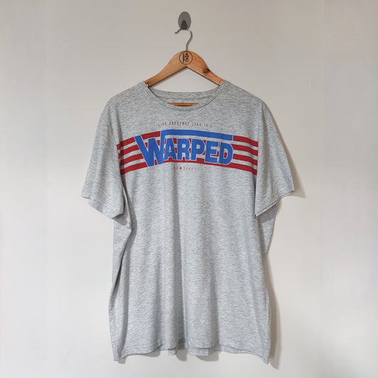 Live Everyday Like It's Warped Grey Splash T Shirt