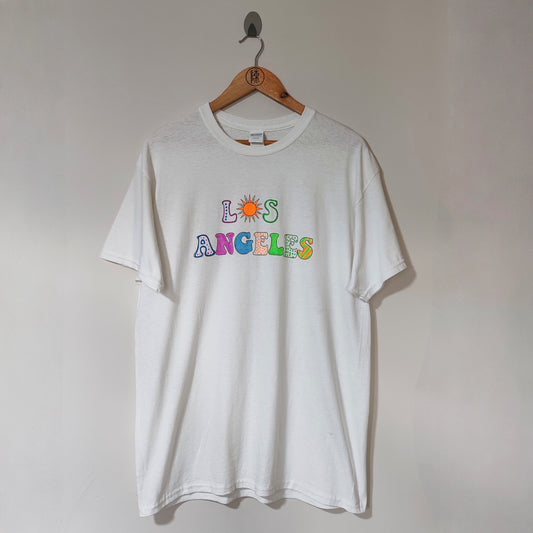 Los Angeles White Gildan T Shirt