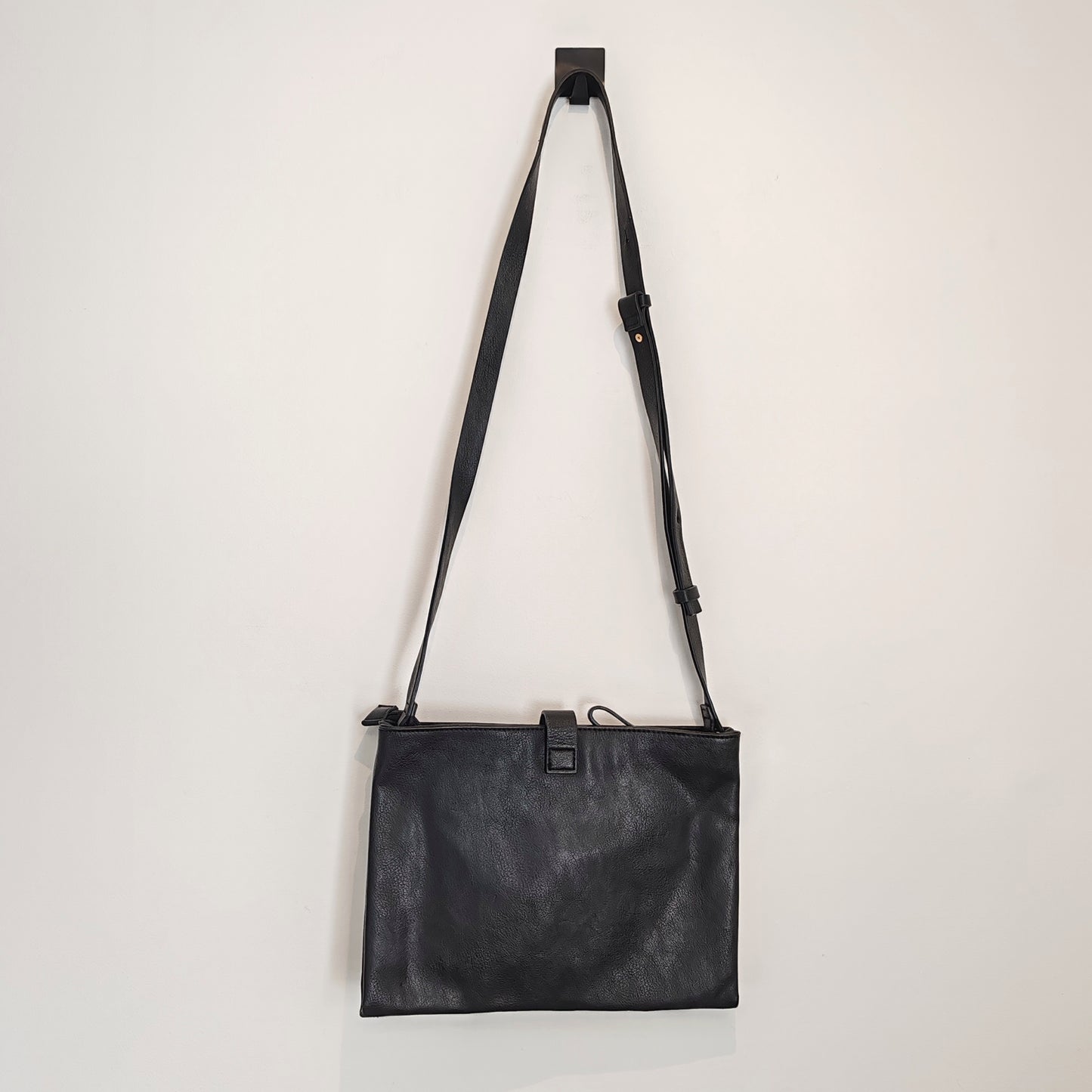 Marks & Spencer Black Faux Leather Crossbody Handbag