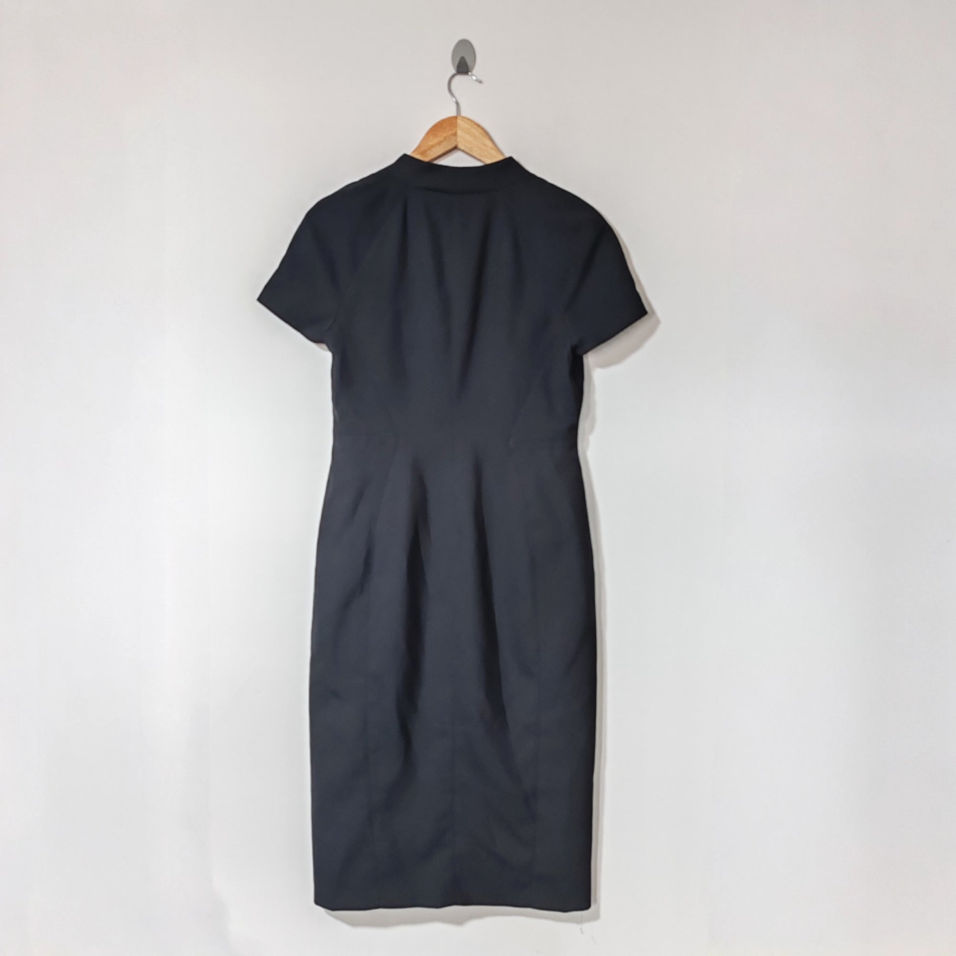 Marks & Spencer Per Una Speziale Black Zip Midi Dress