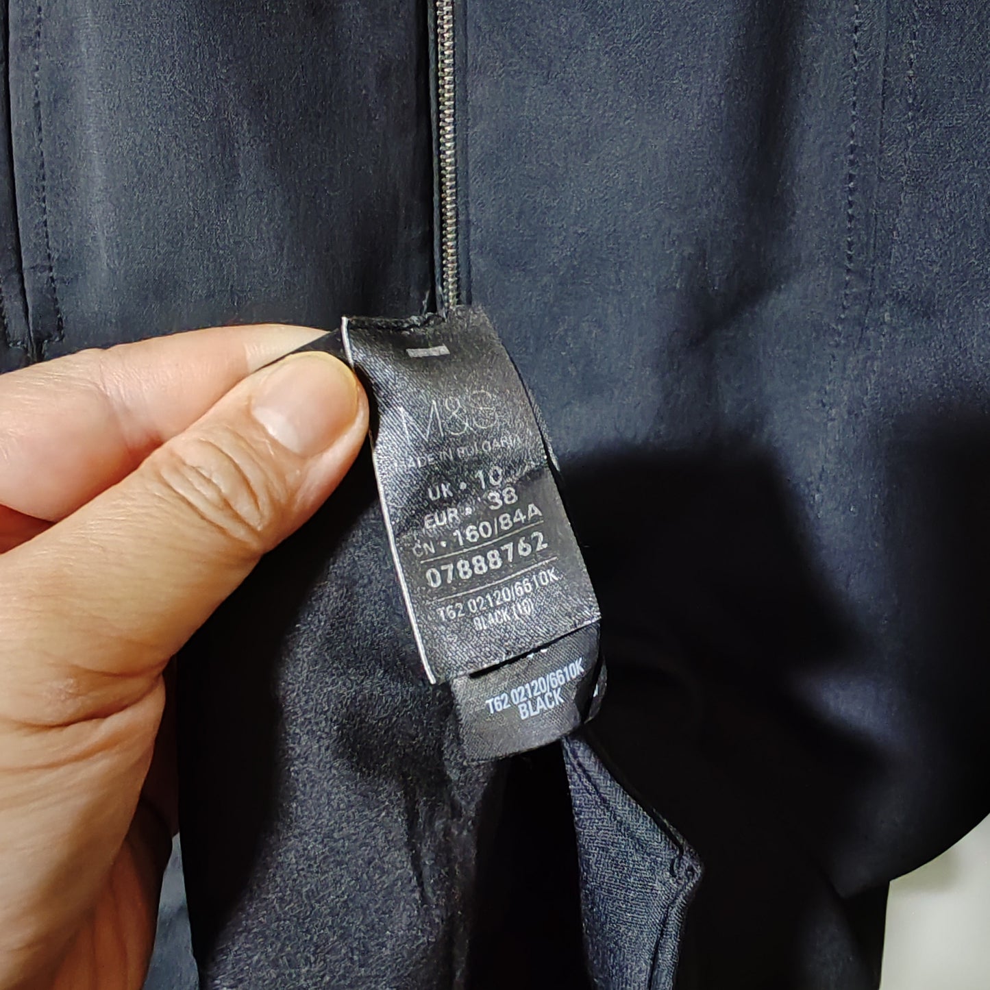 Marks & Spencer Per Una Speziale Black Zip Midi Dress