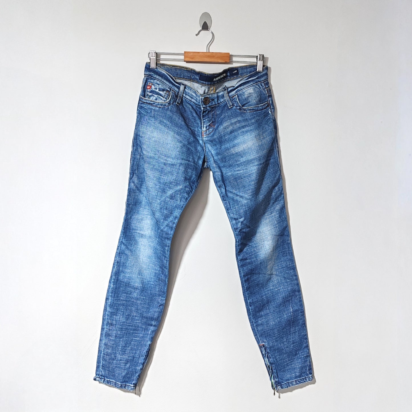 Miss Sixty J Lot Skinny Zip Ankle Vintage Jeans