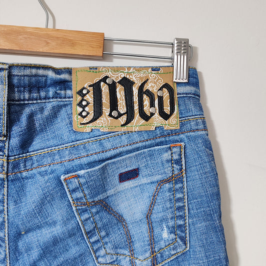 Miss Sixty J Lot Skinny Zip Ankle Vintage Jeans