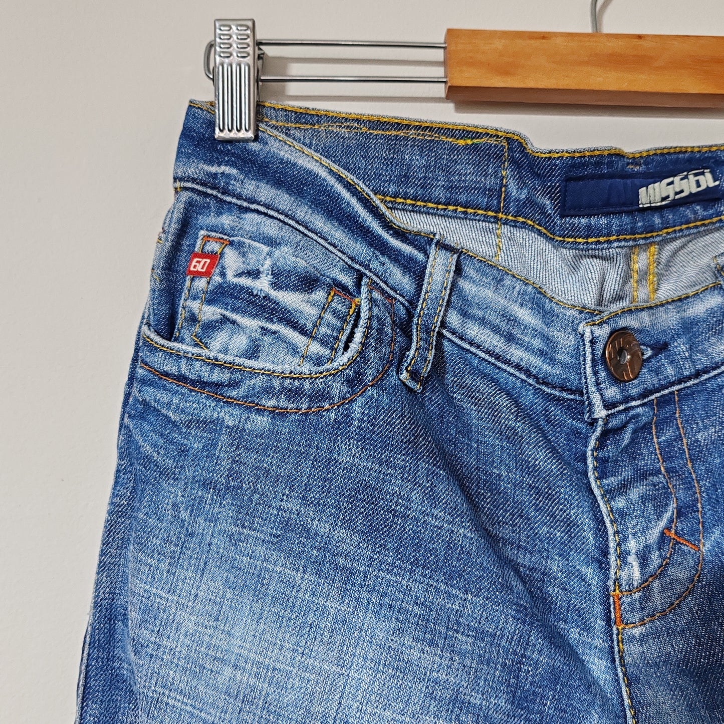 Miss Sixty J Lot Skinny Zip Ankle Vintage Jeans