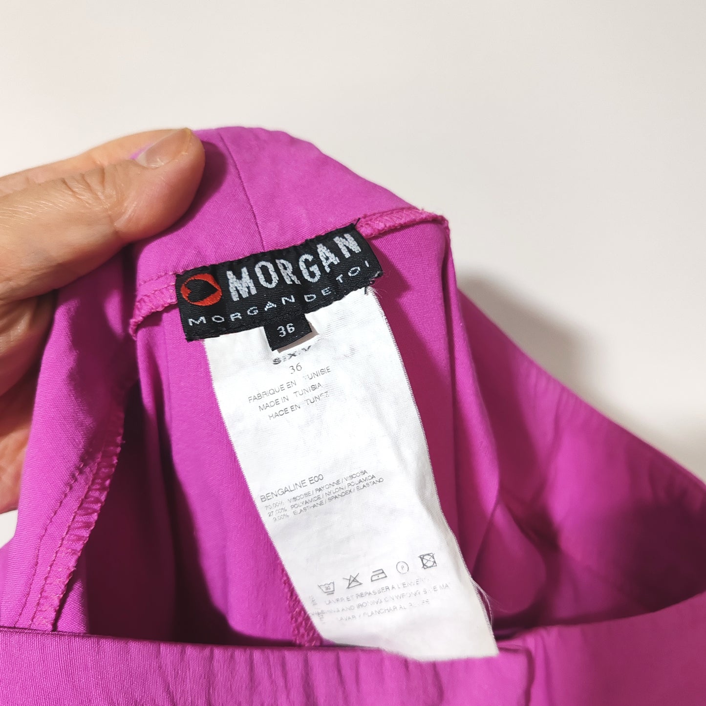 Morgan De Toi Pink Three Quarter Length Trousers