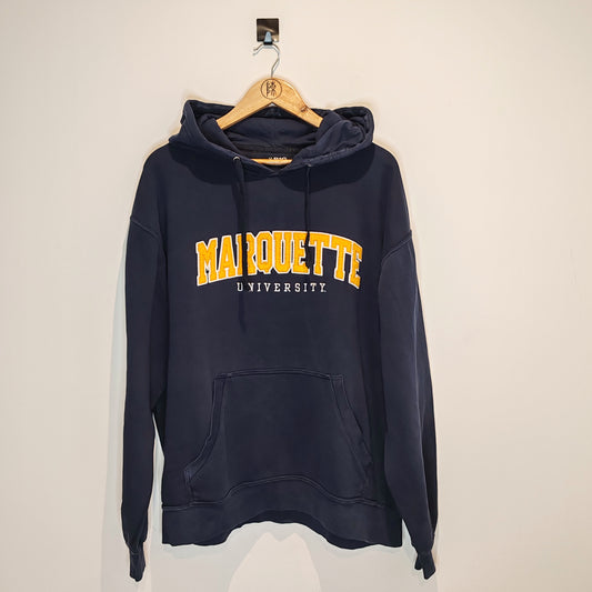 Marquette University Navy Blue Vintage Hoodie