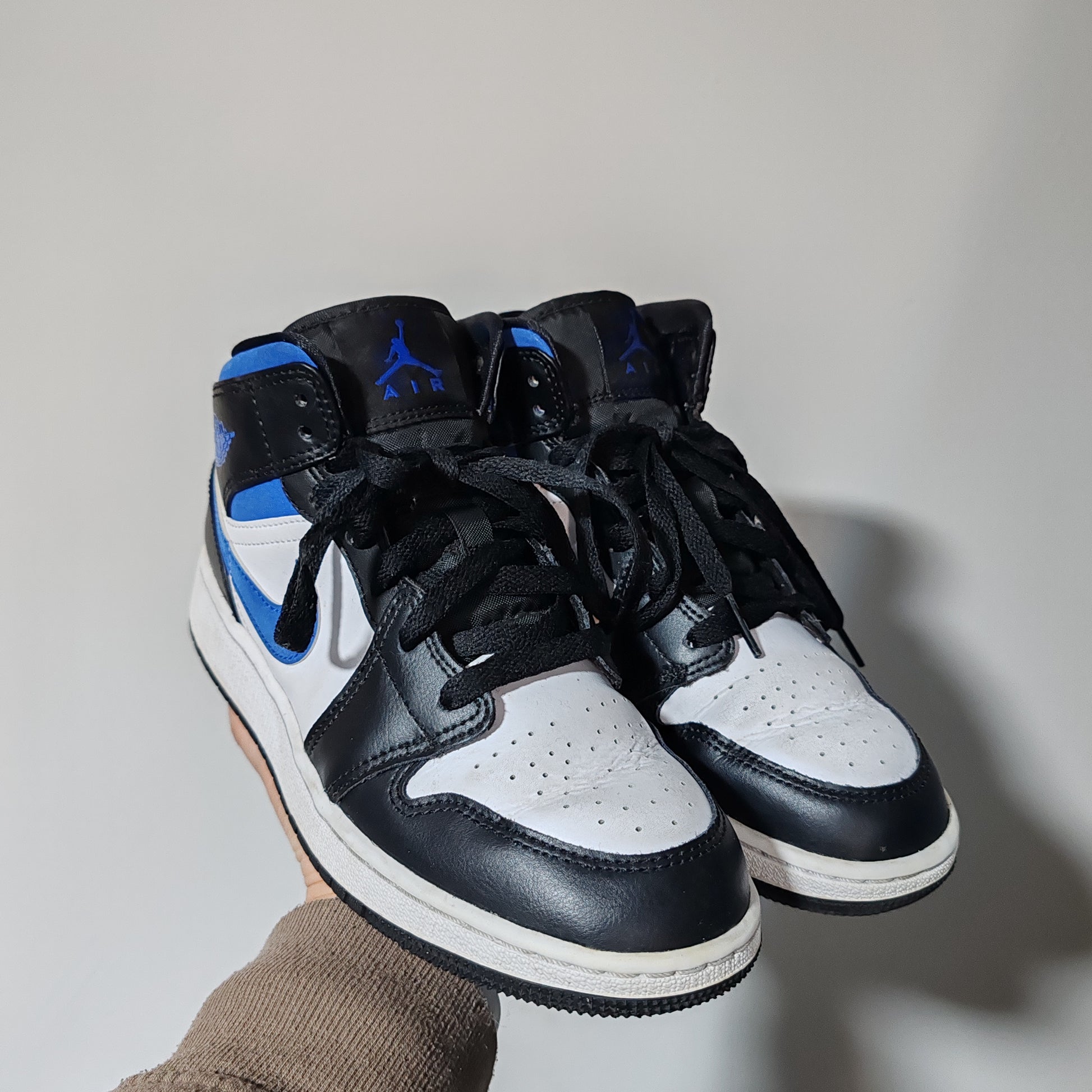 Nike Air Jordan 1 Mid Racer Blue Trainers