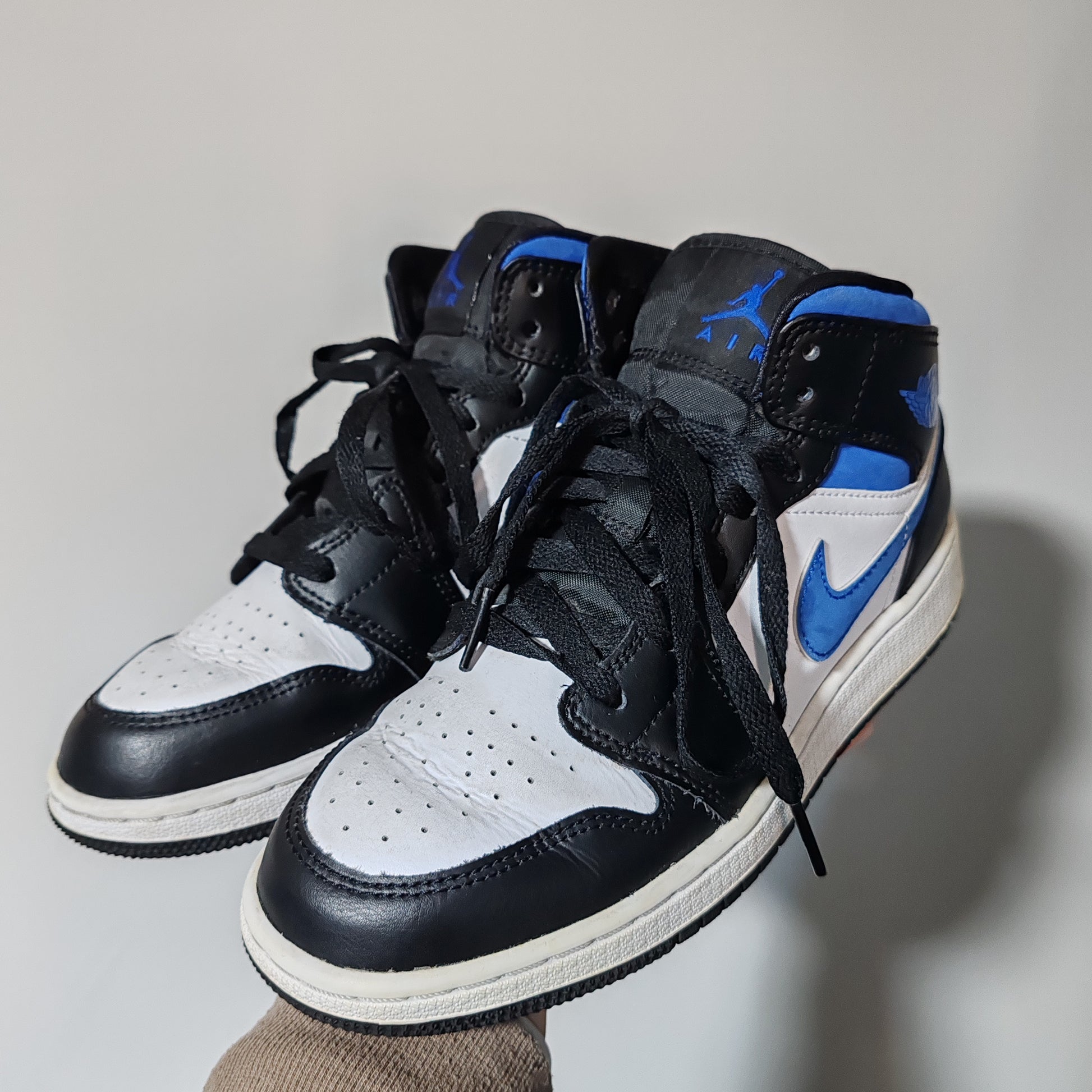 Nike Air Jordan 1 Mid Racer Blue Trainers