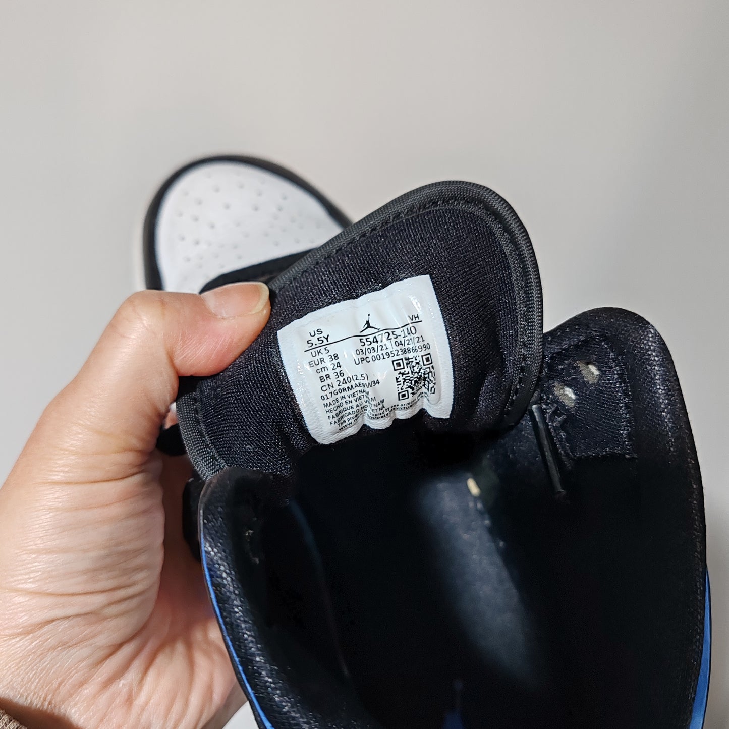 Nike Air Jordan 1 Mid Racer Blue Trainers