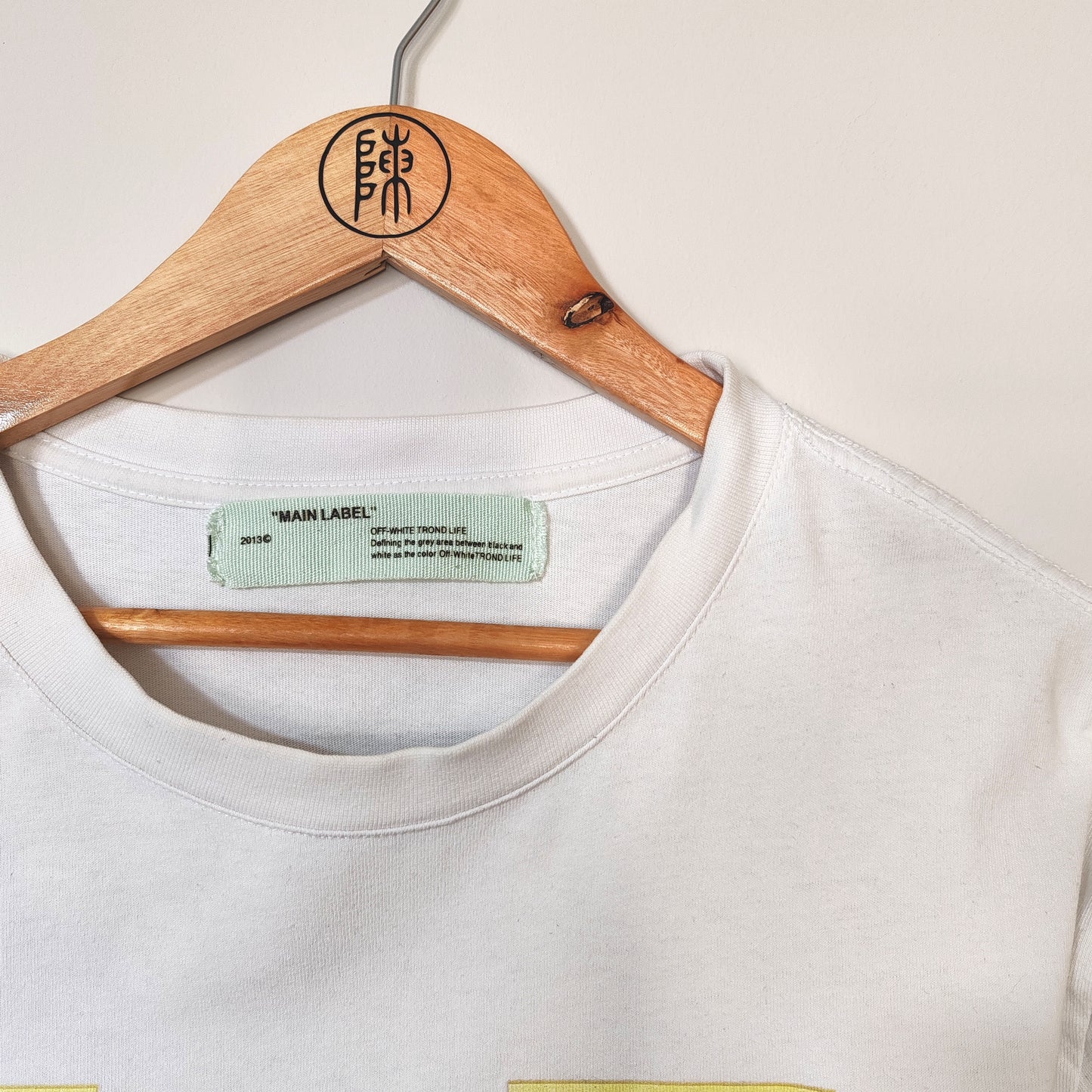 Off White Seeing Things Main Label Trond Life Vintage T Shirt