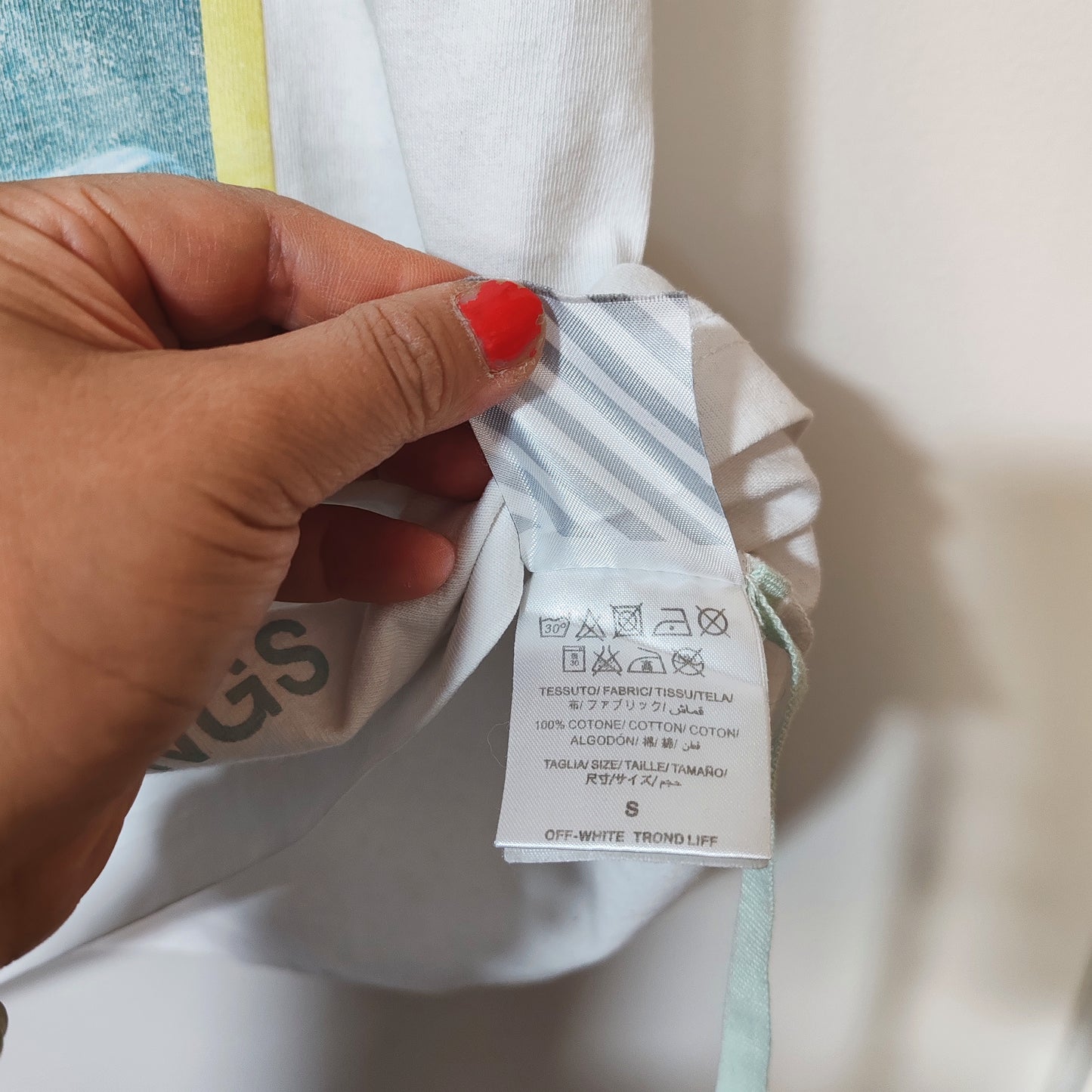 Off White Seeing Things Main Label Trond Life Vintage T Shirt