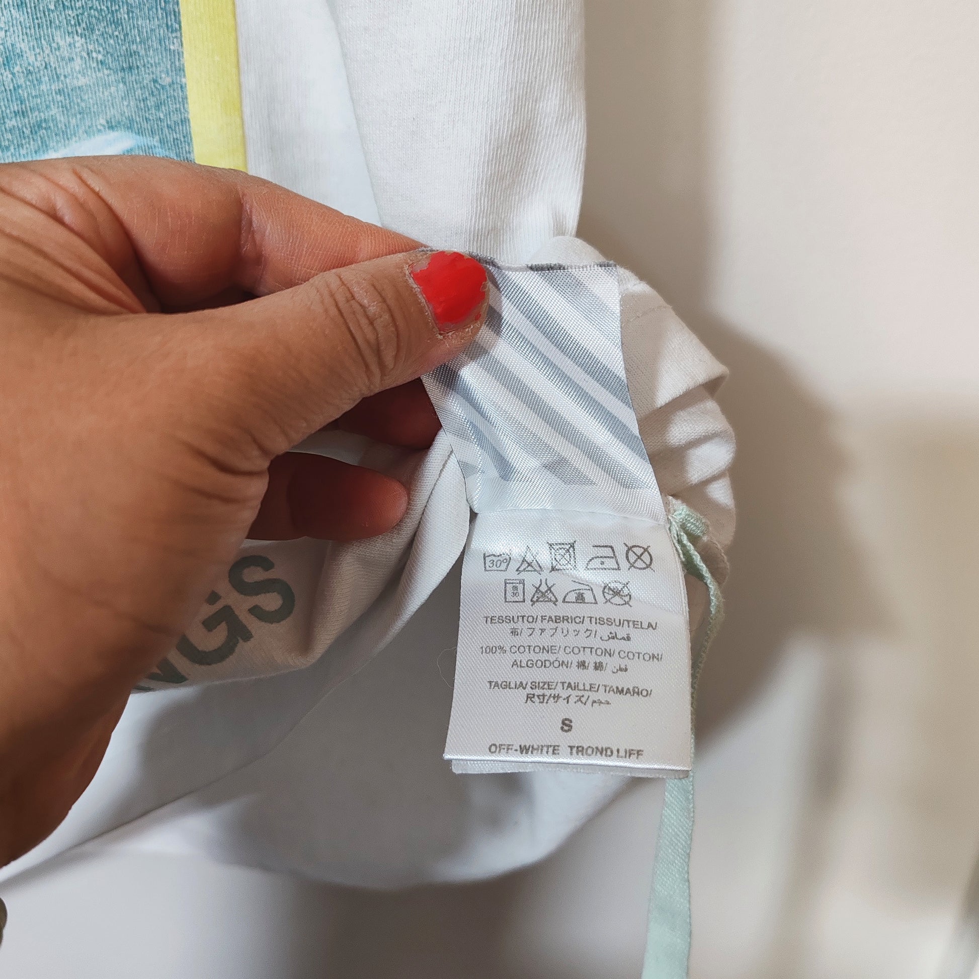 Off White Seeing Things Main Label Trond Life Vintage T Shirt