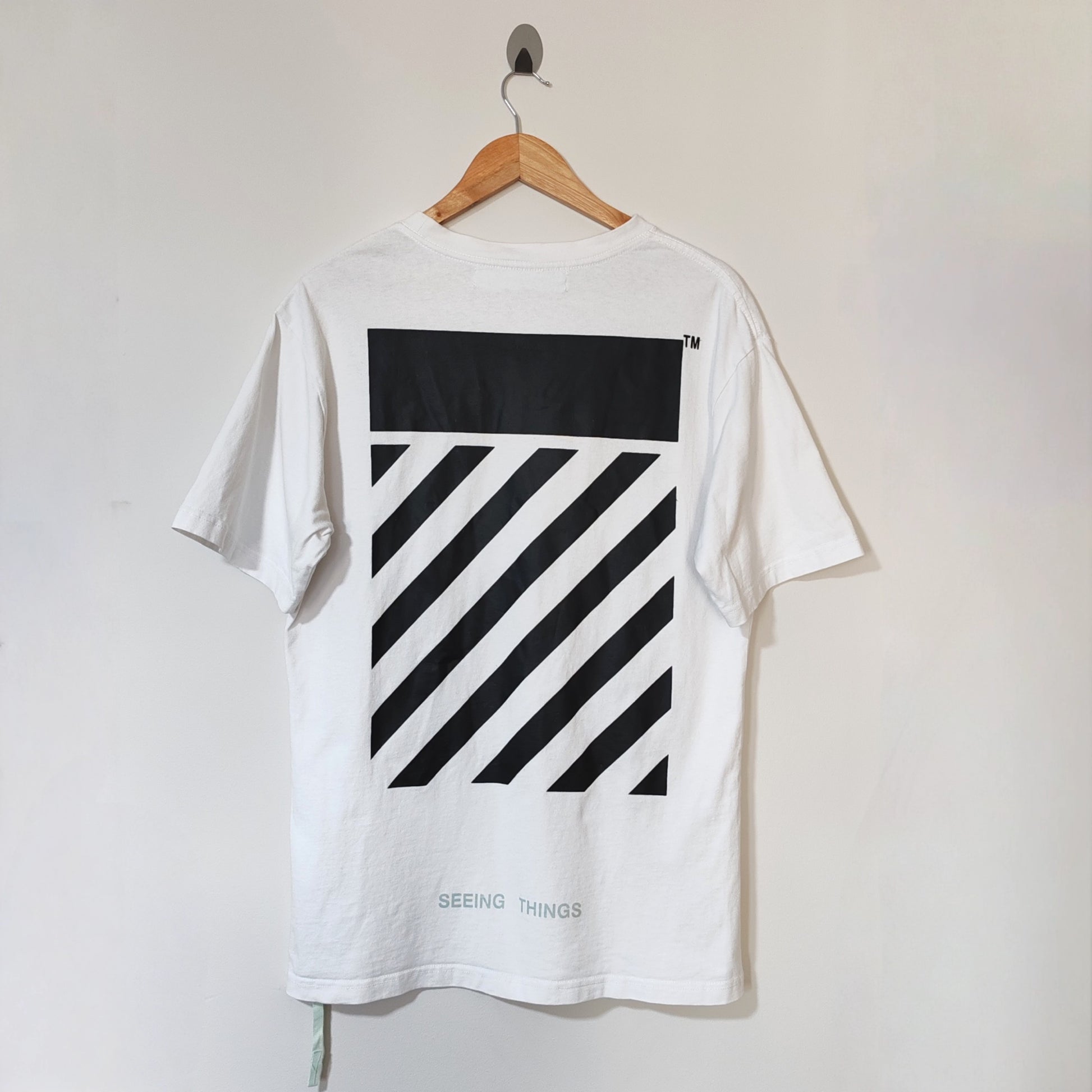 Off White Seeing Things Main Label Trond Life Vintage T Shirt