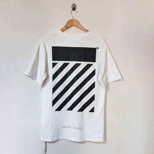 Off White Seeing Things Main Label Trond Life Vintage T Shirt