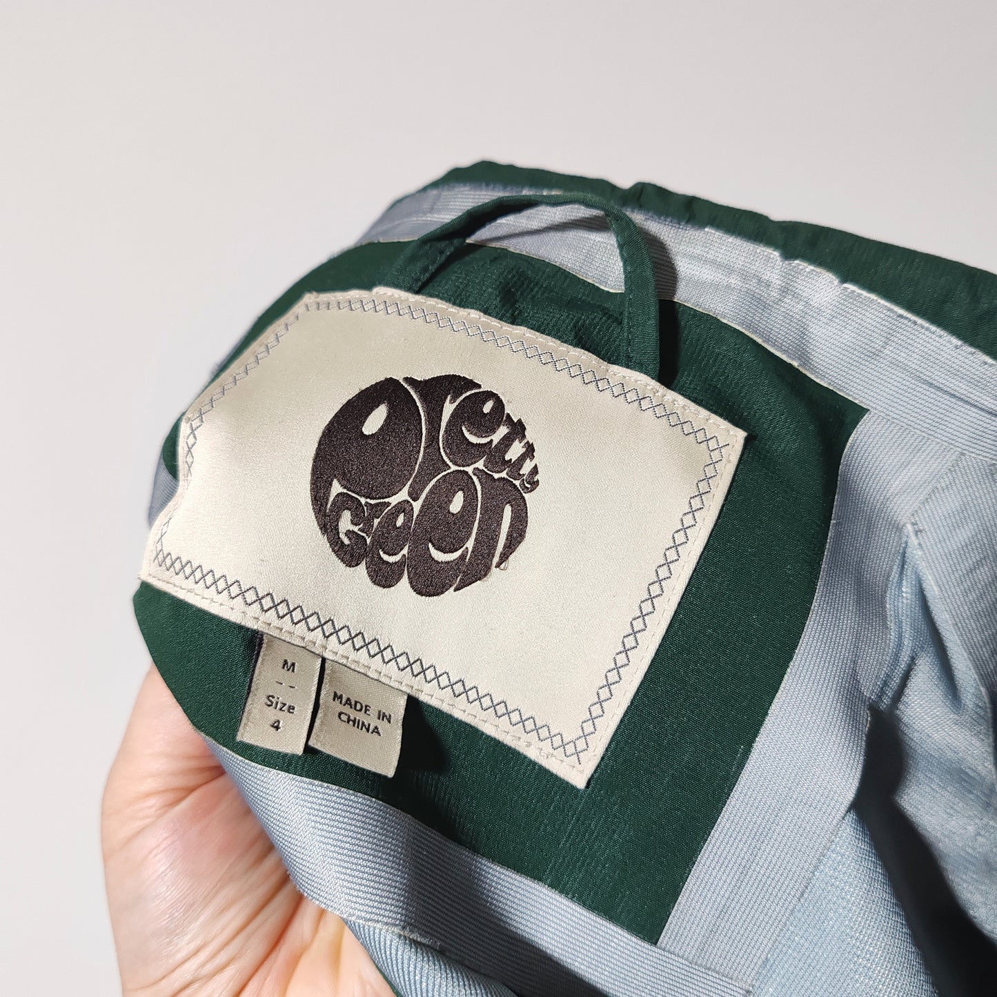 Pretty Green Like Minded Seam Sealed Green Parka Jacket