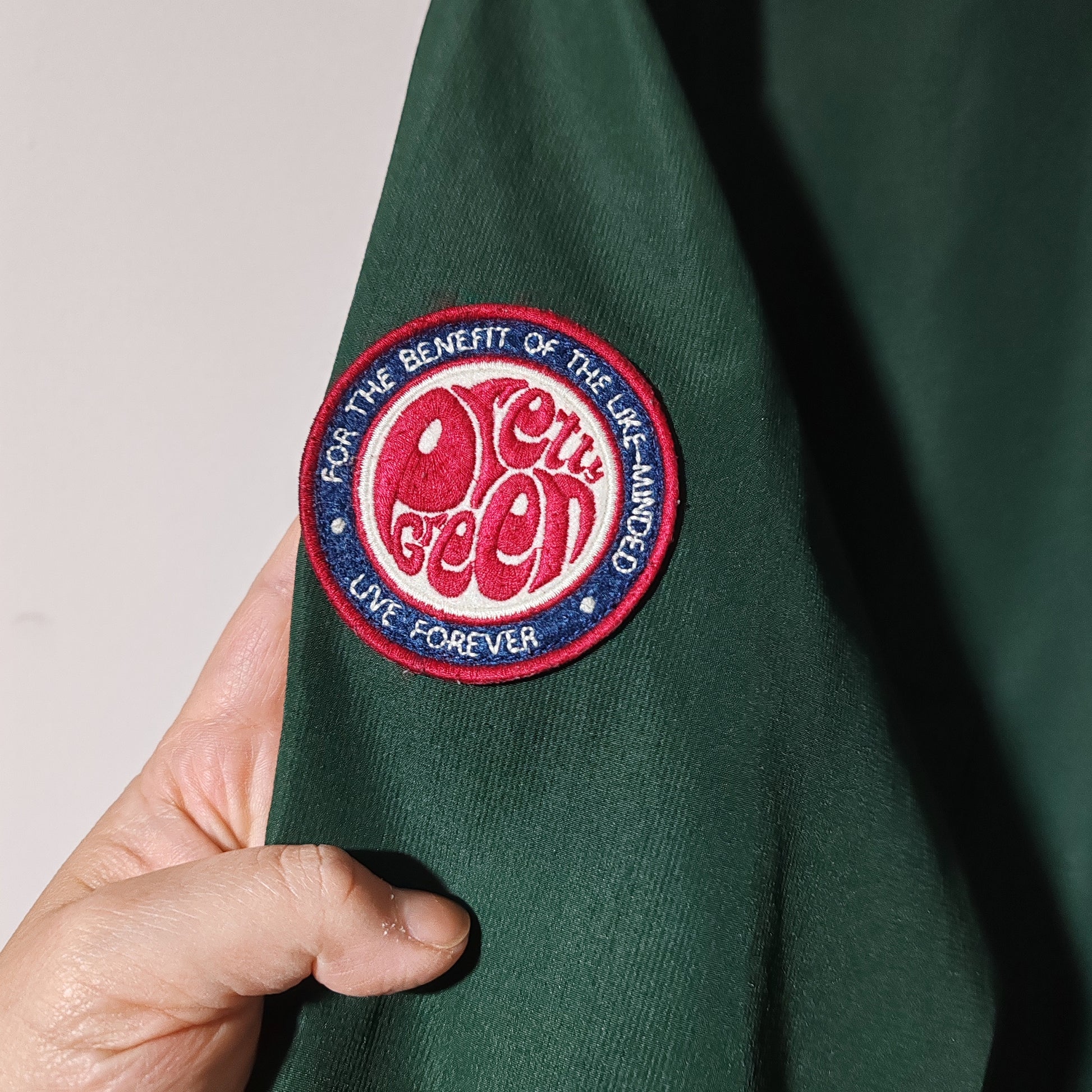 Pretty Green Like Minded Seam Sealed Green Parka Jacket