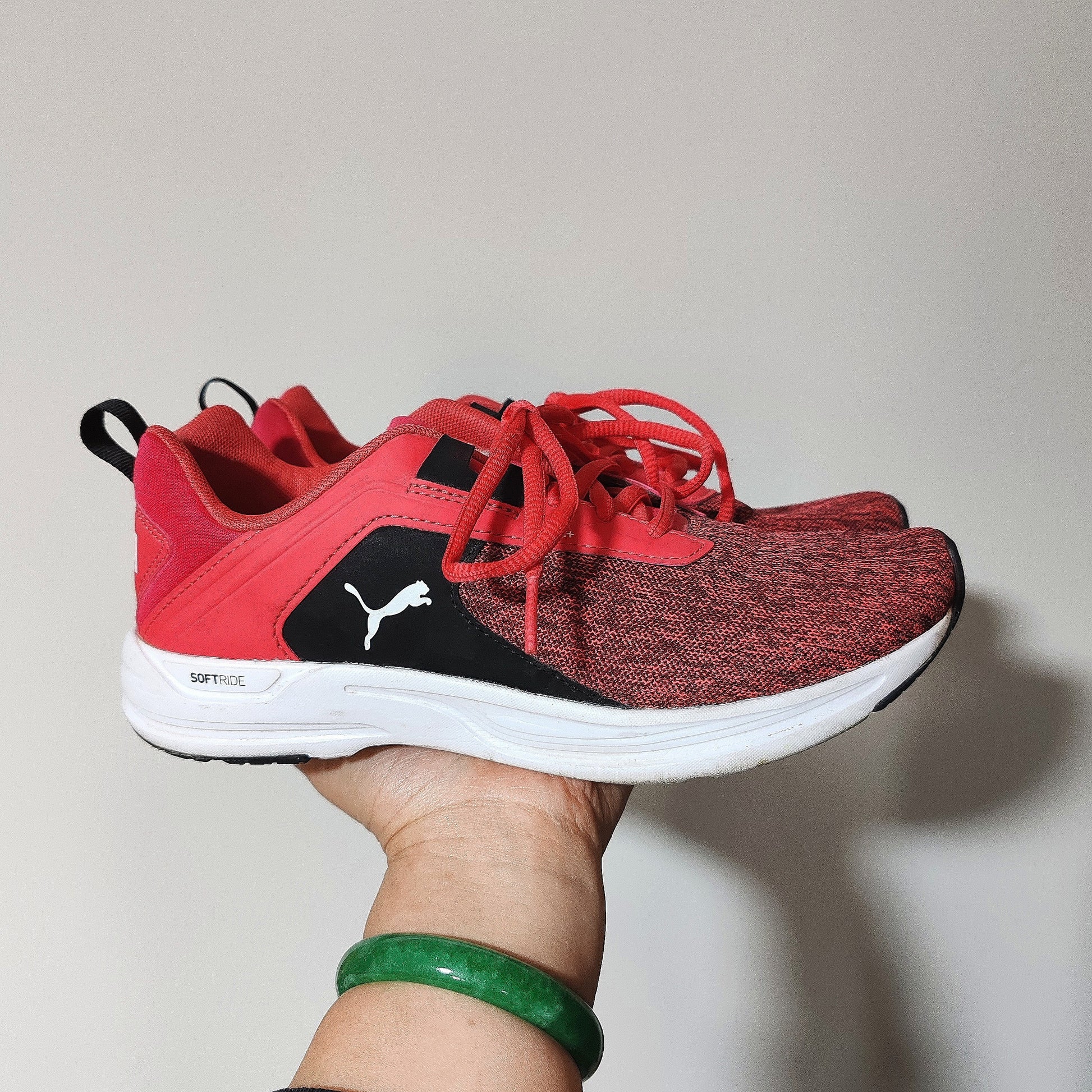 Puma Comet 2 Alt Softride Softfoam Coral Pink Black Trainers