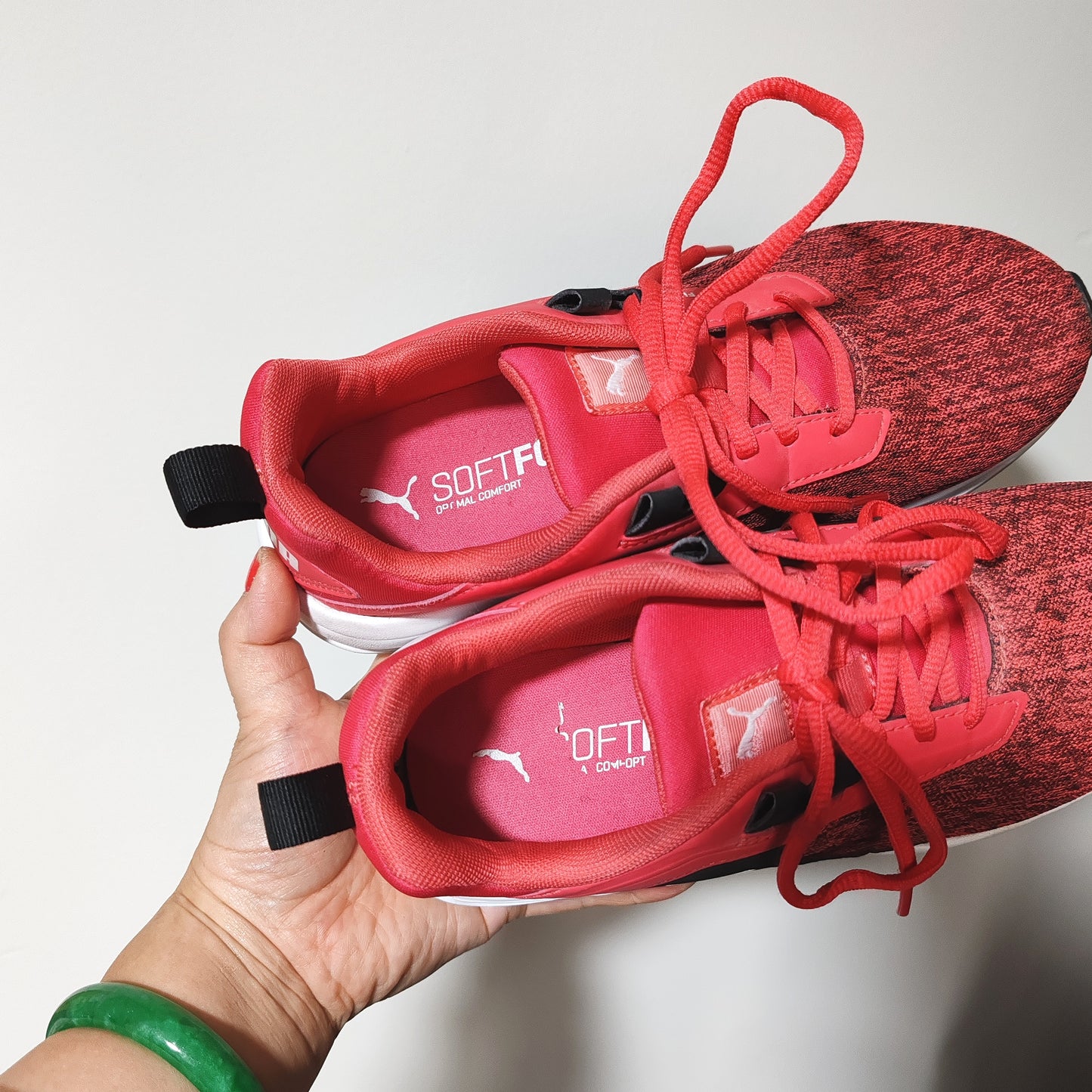 Puma Comet 2 Alt Softride Softfoam Coral Pink Black Trainers