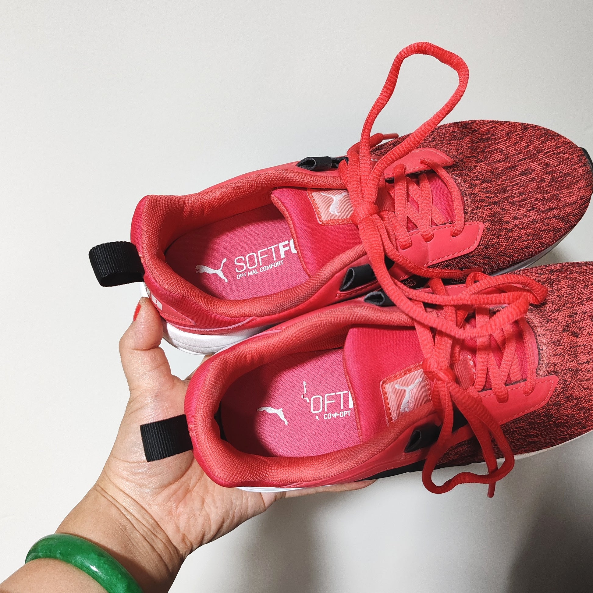 Puma Comet 2 Alt Softride Softfoam Coral Pink Black Trainers