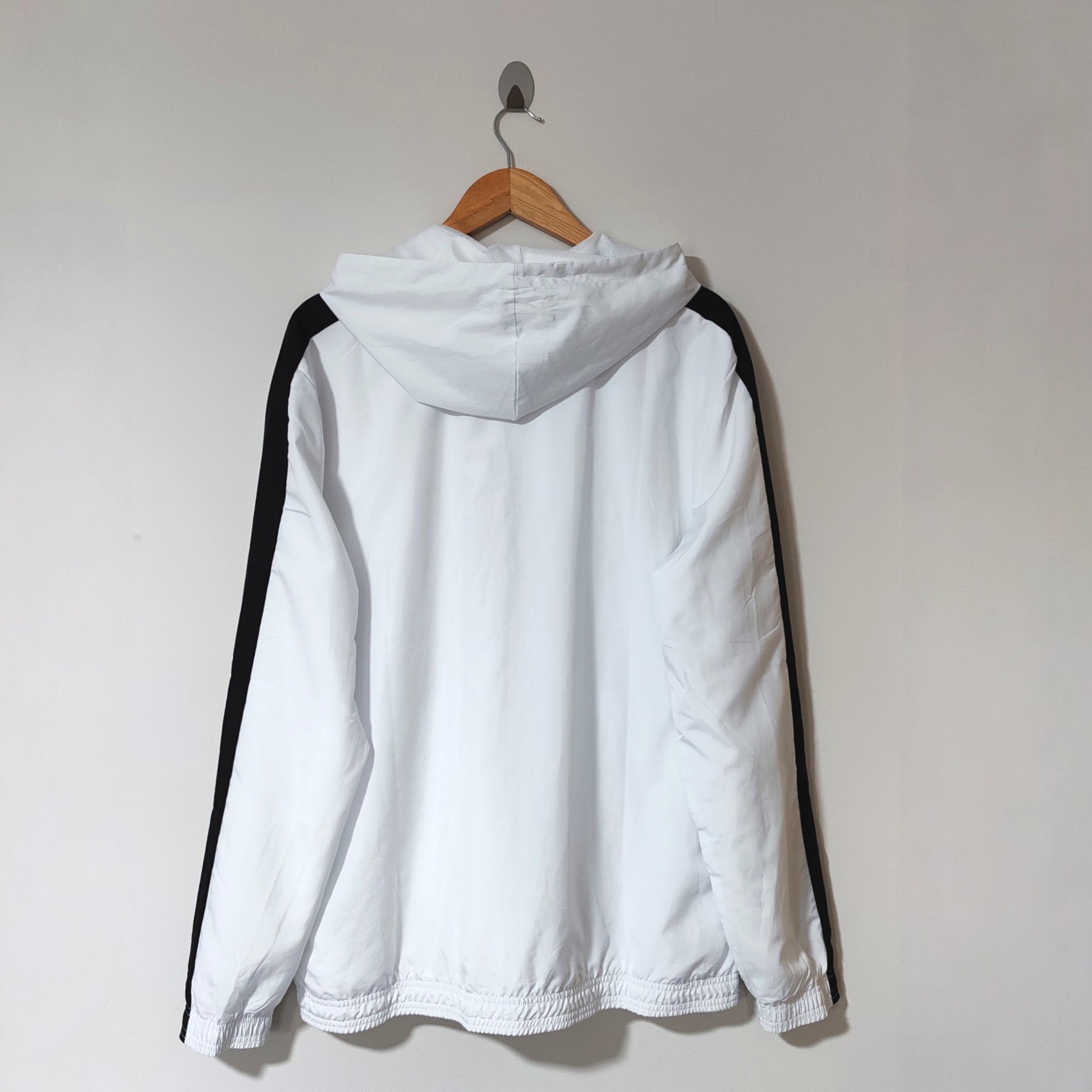 Puma White Track Suit Jacket With Hood