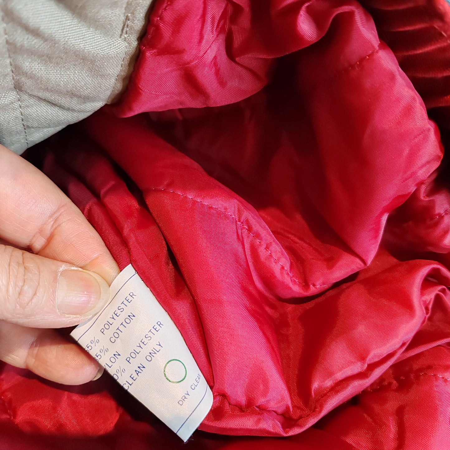 Savannah Green Stone Vintage Padded Coat