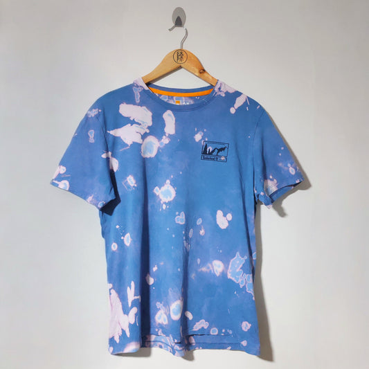 Timberland Blue Tie Dye Rework T Shirt