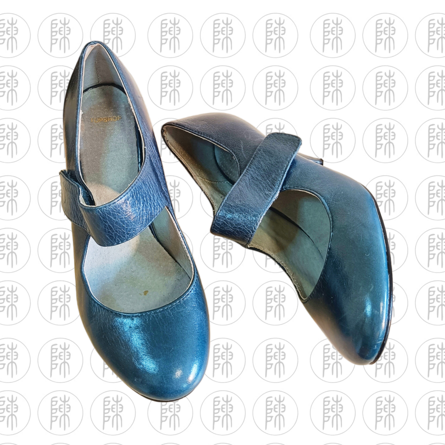 Topshop blue hot sale shoes