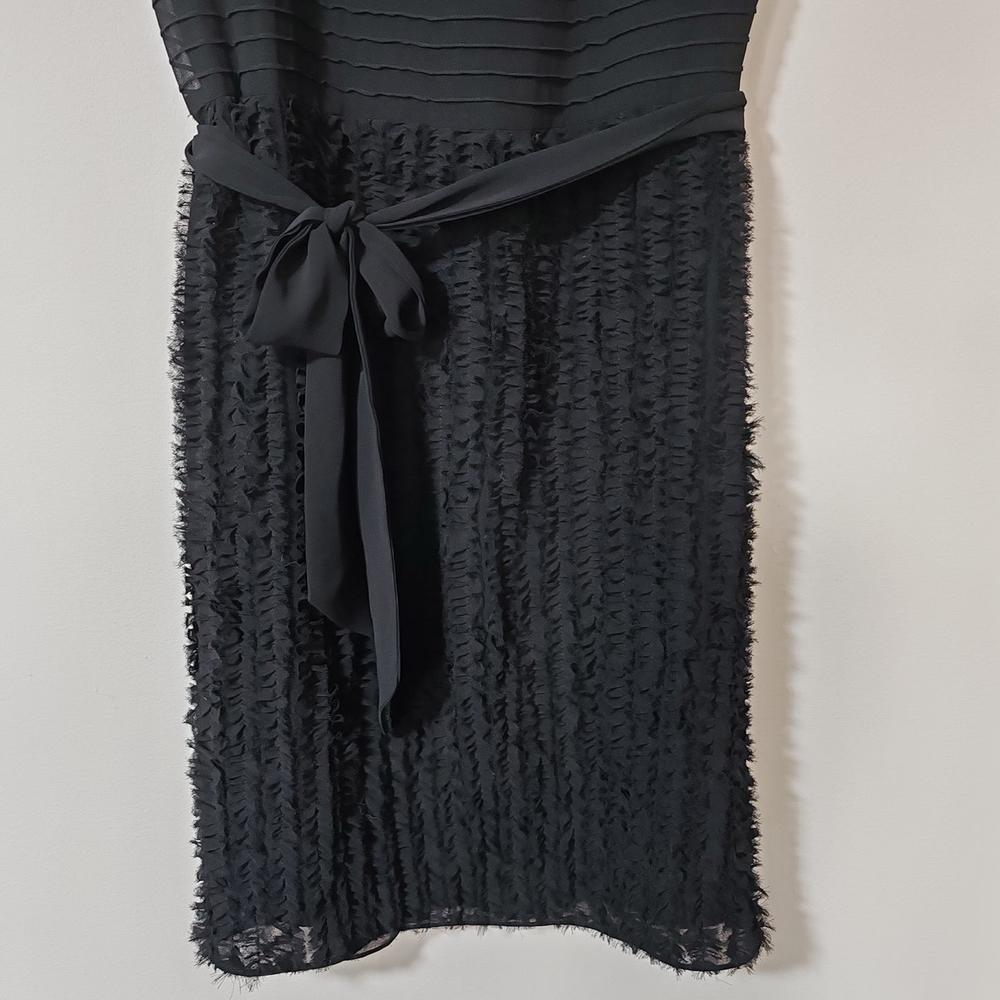 Untold Black Ruffle Detail Dress