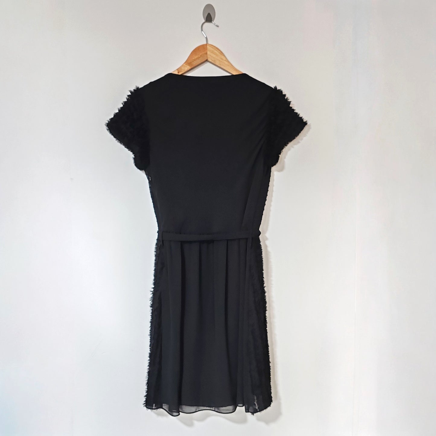 Untold Black Ruffle Detail Dress