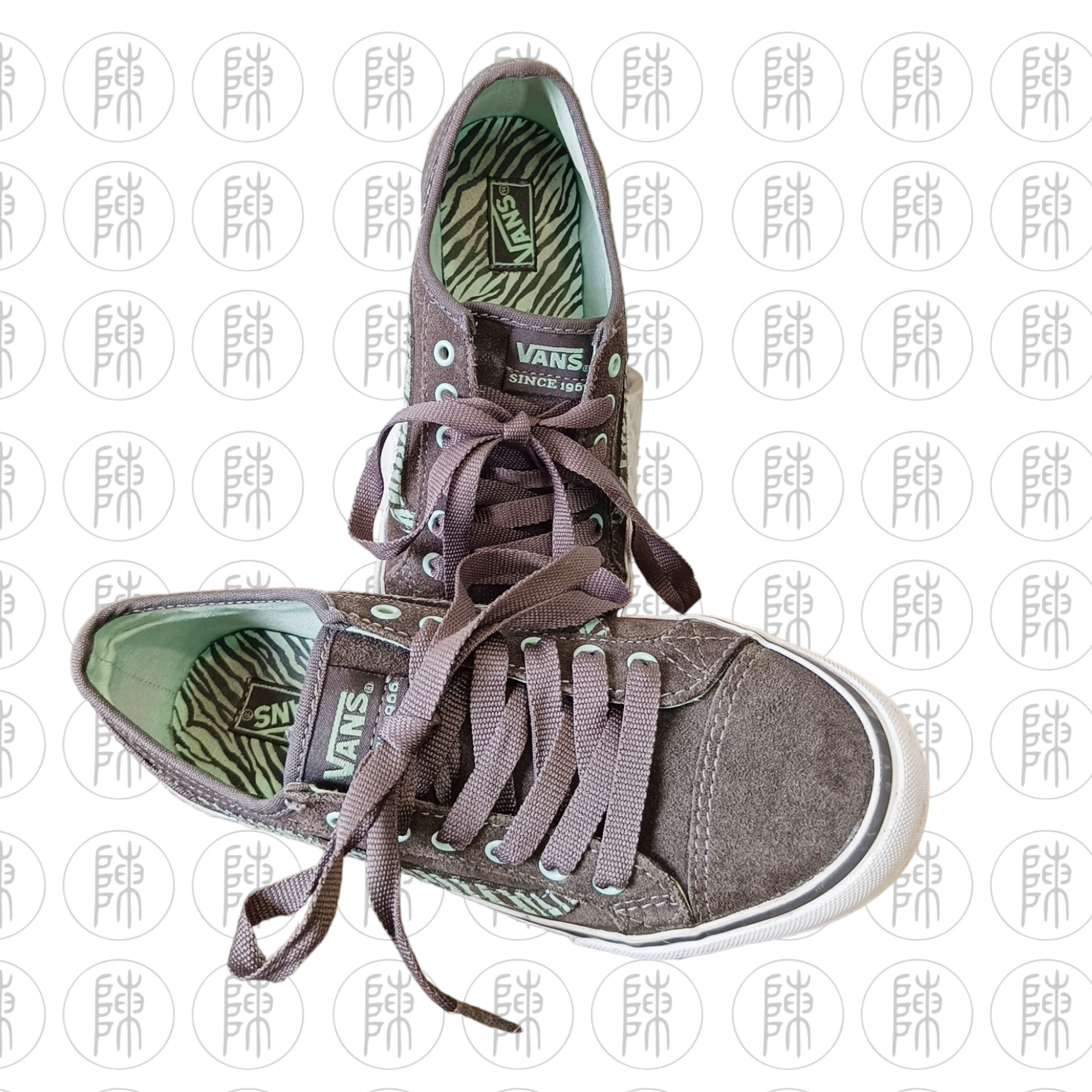 Mint green and grey 2025 vans